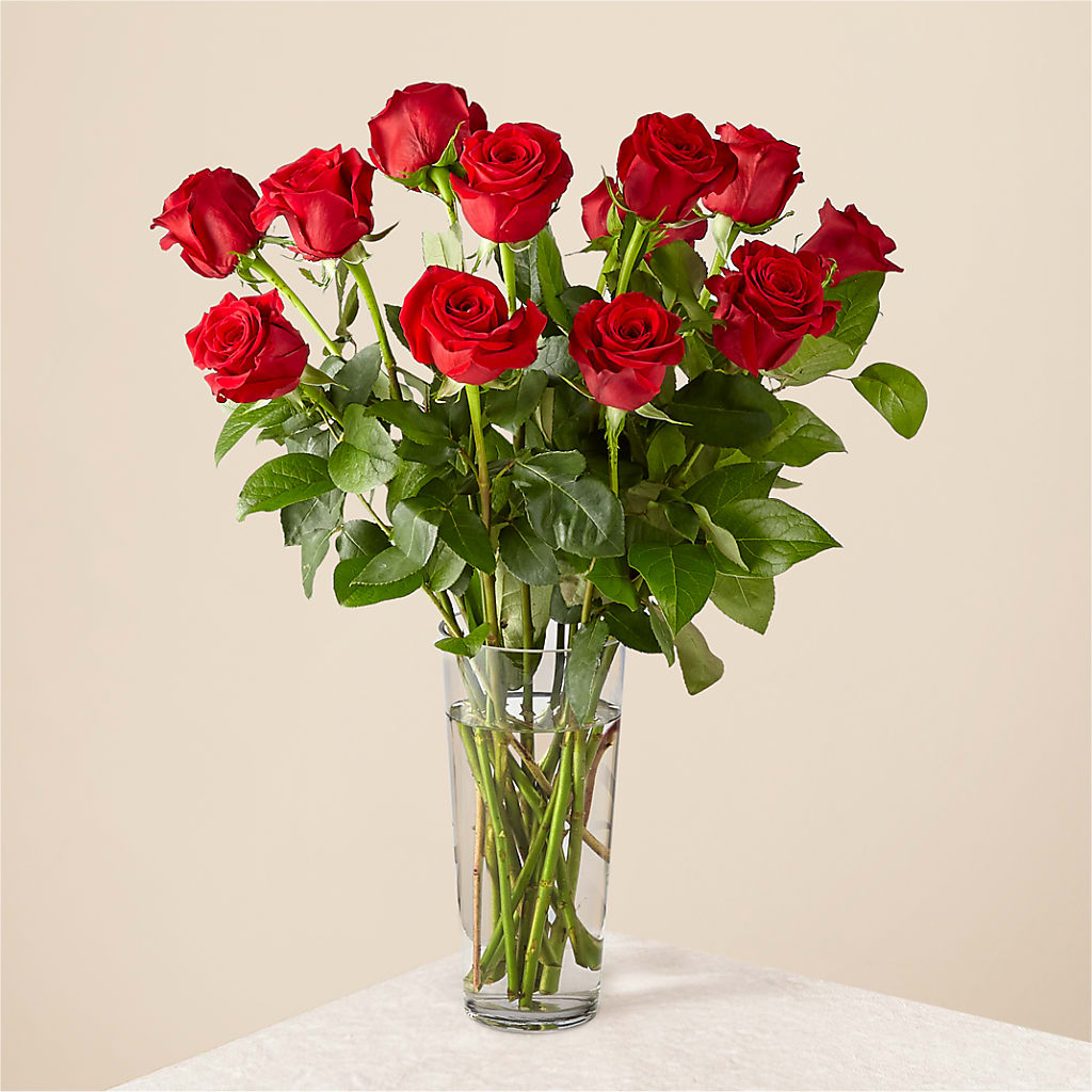 Long Stem Red Rose Bouquet – A La Rose, Rock Hill SC