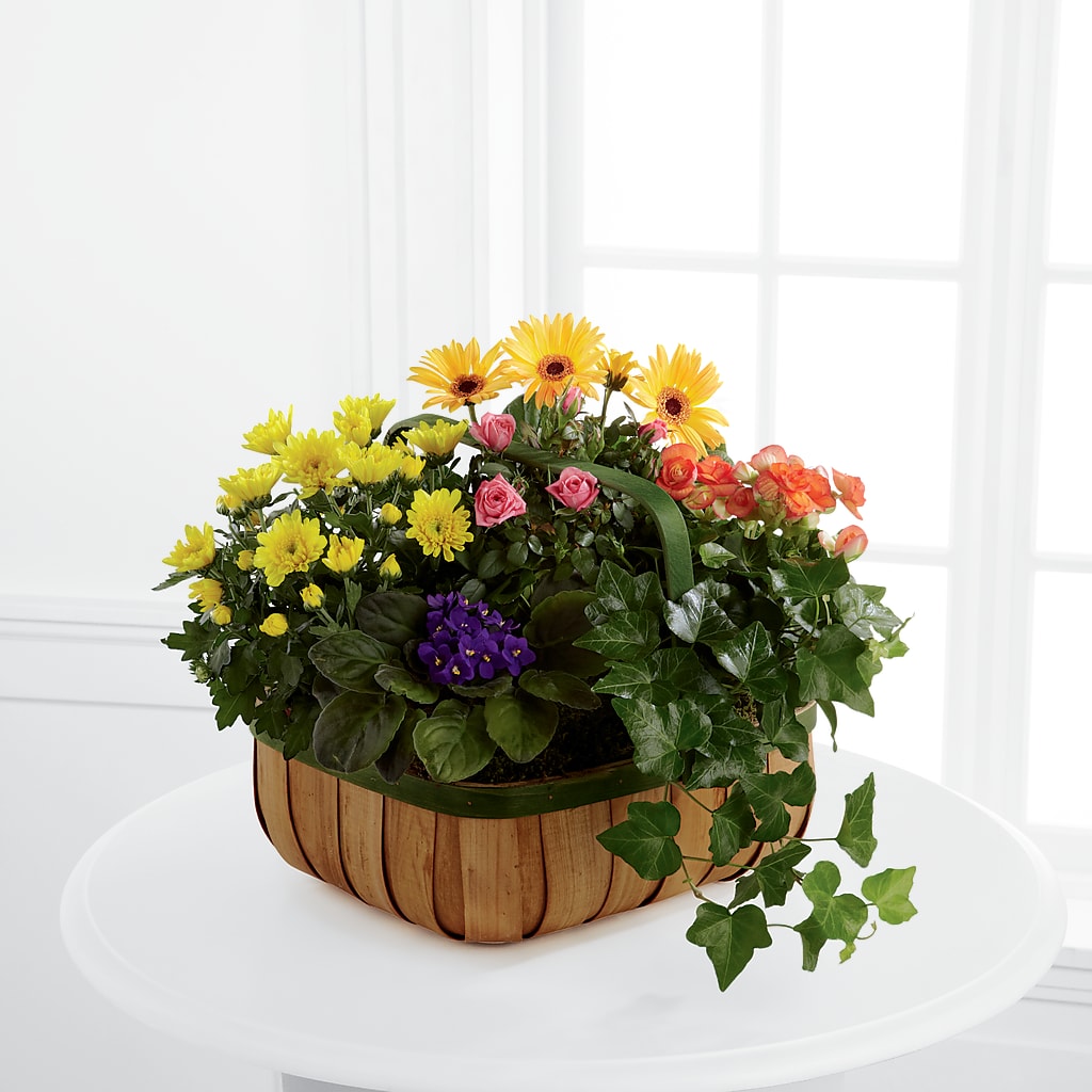 Gentle Blossoms Basket – A La Rose, Rock Hill SC
