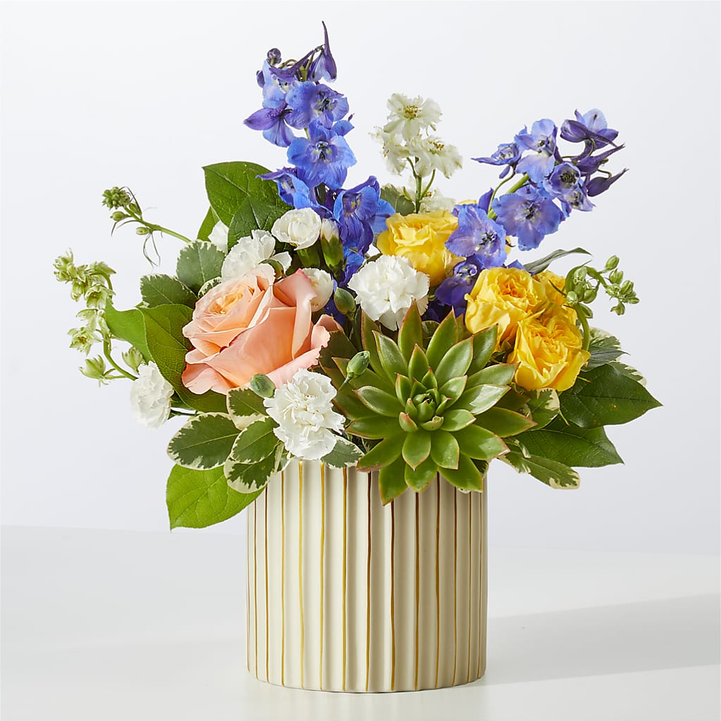 Cobalt Reverie Bouquet – A La Rose, Rock Hill SC