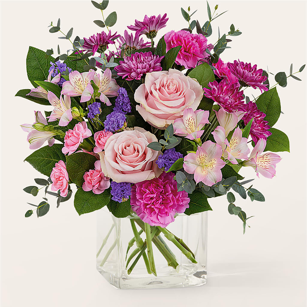Rosy Radiance Bouquet – A La Rose, Rock Hill SC