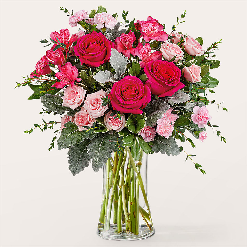 Tickled Pink Bouquet – A La Rose, Rock Hill SC