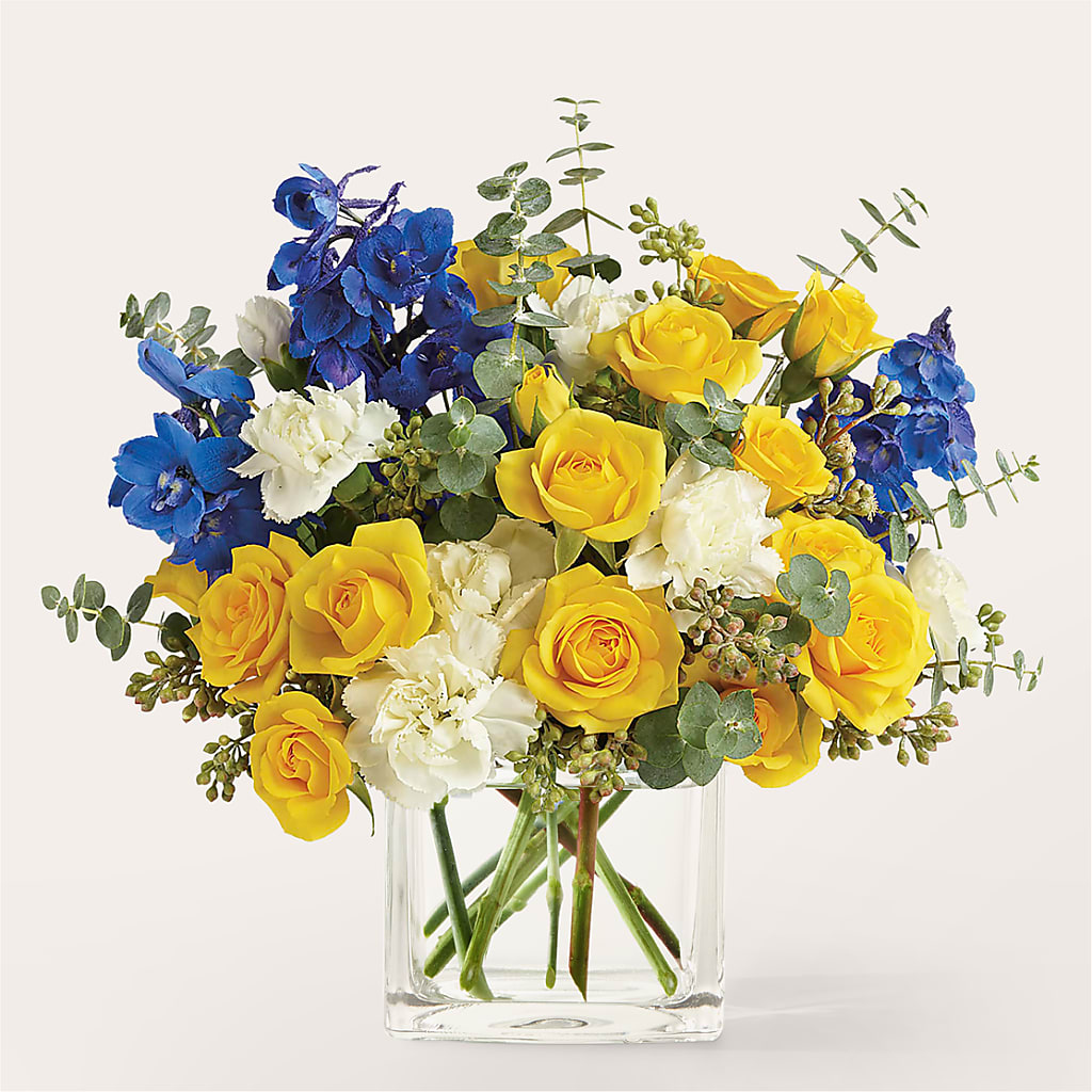 Sparkling Citrine Bouquet – A La Rose, Rock Hill SC