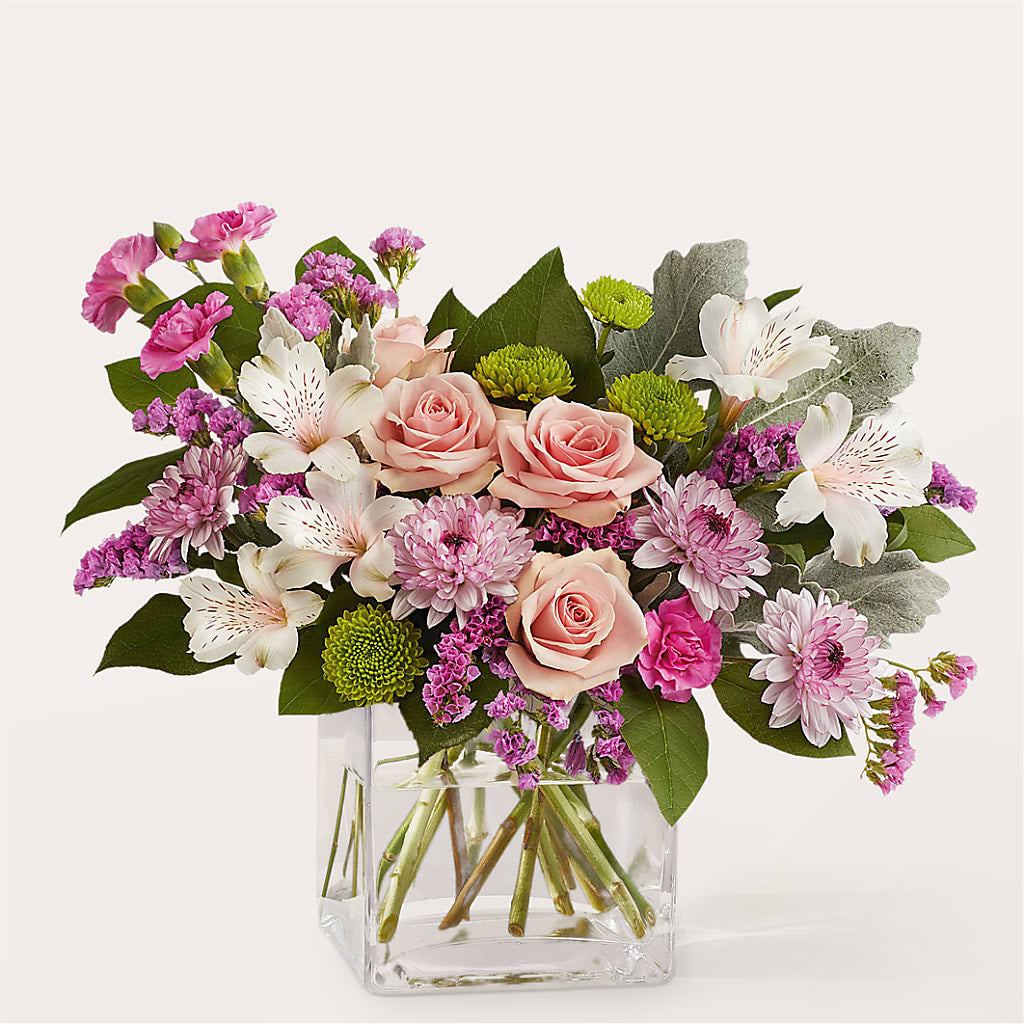 Pink Suede Bouquet – A La Rose, Rock Hill SC