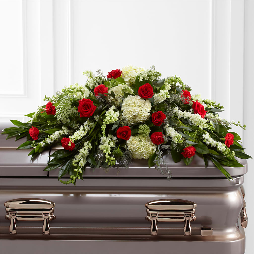 Sincerity Casket Spray – A La Rose, Rock Hill SC