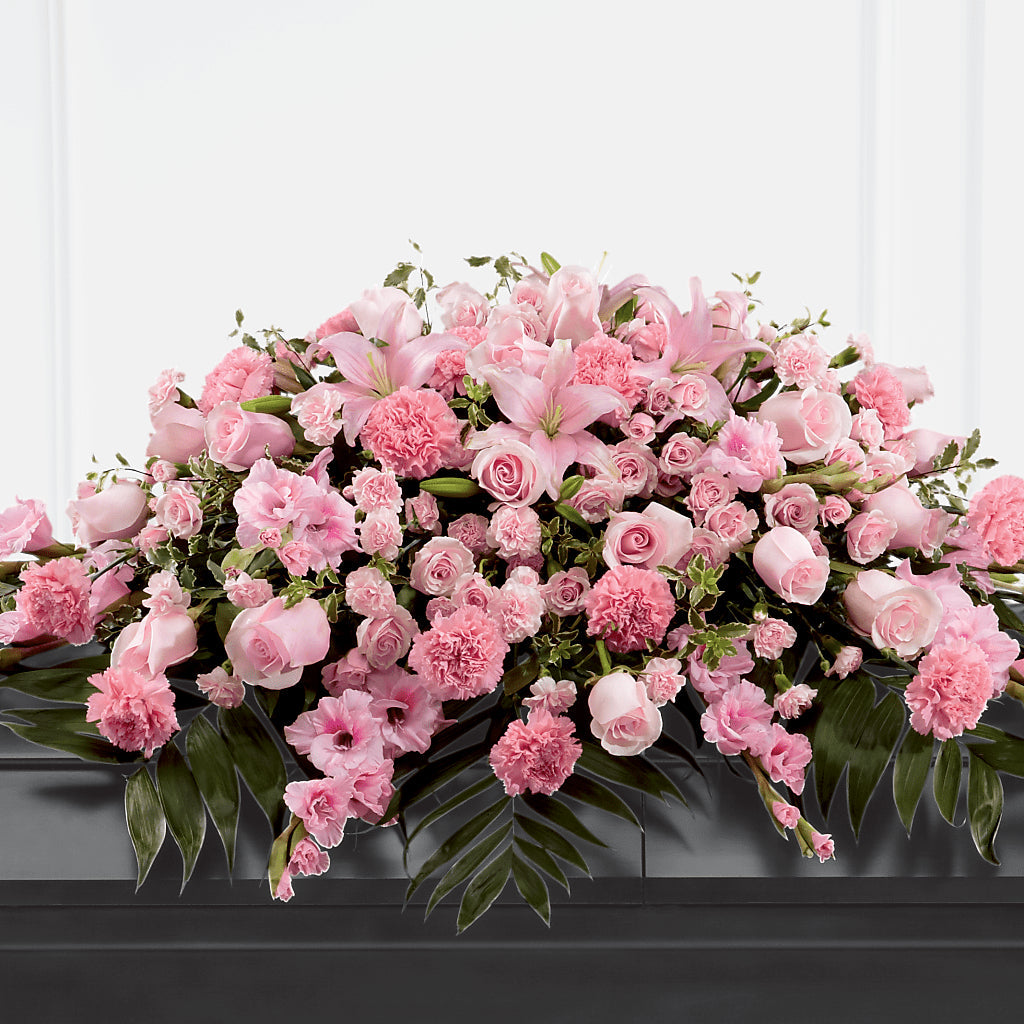 Garden of Comfort Casket Spray (Standard) – A La Rose, Rock Hill SC