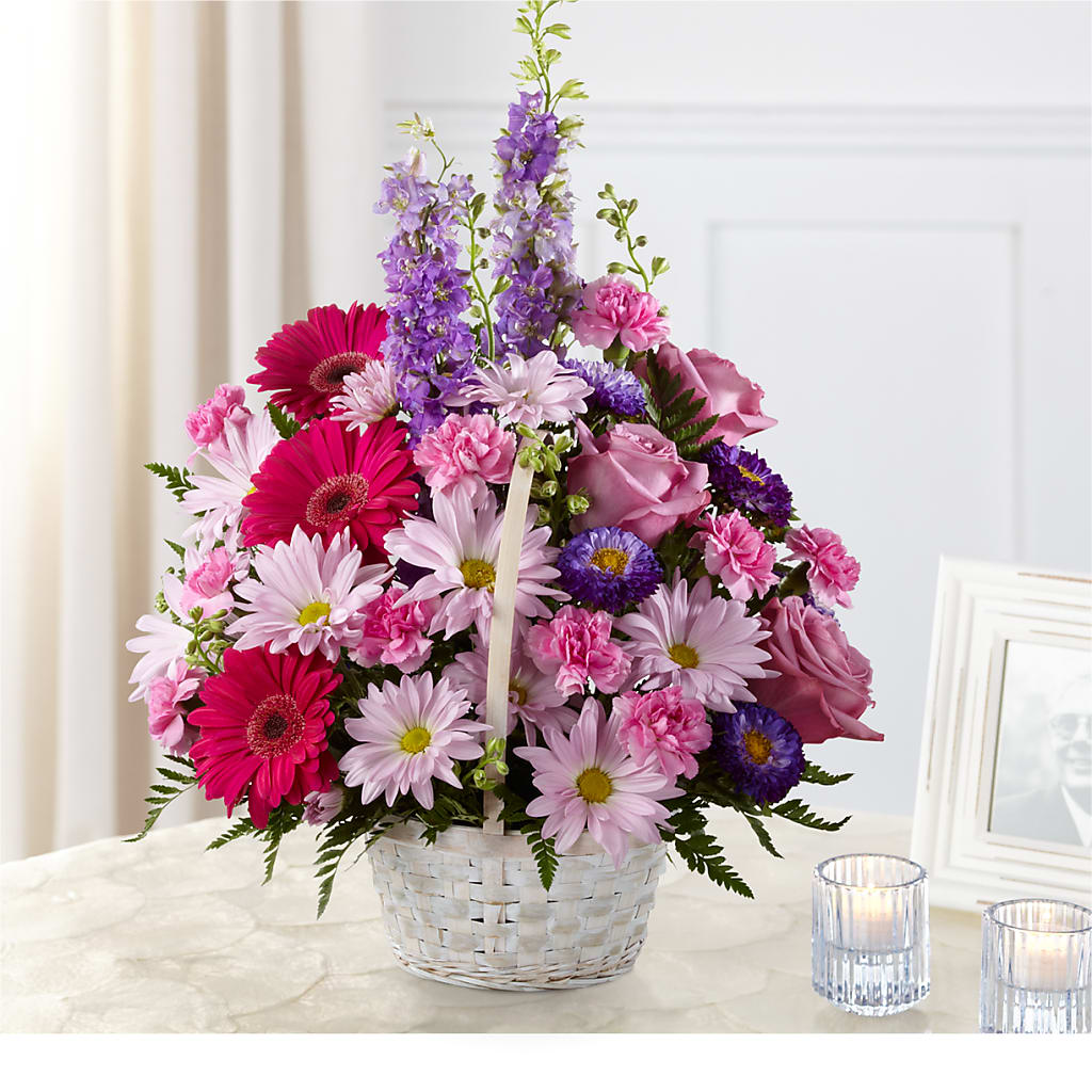 Pastel Peace Basket – A La Rose, Rock Hill SC