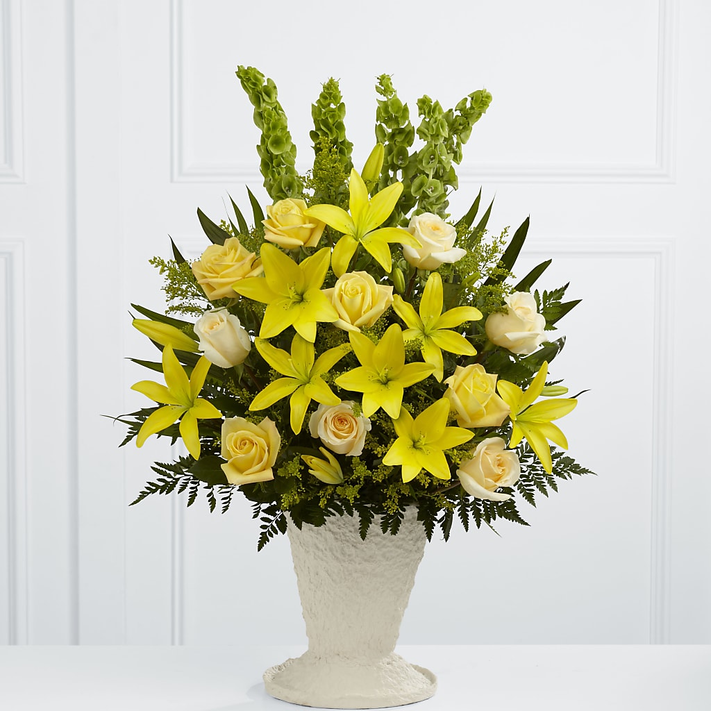 Golden Memories Arrangement – A La Rose, Rock Hill SC