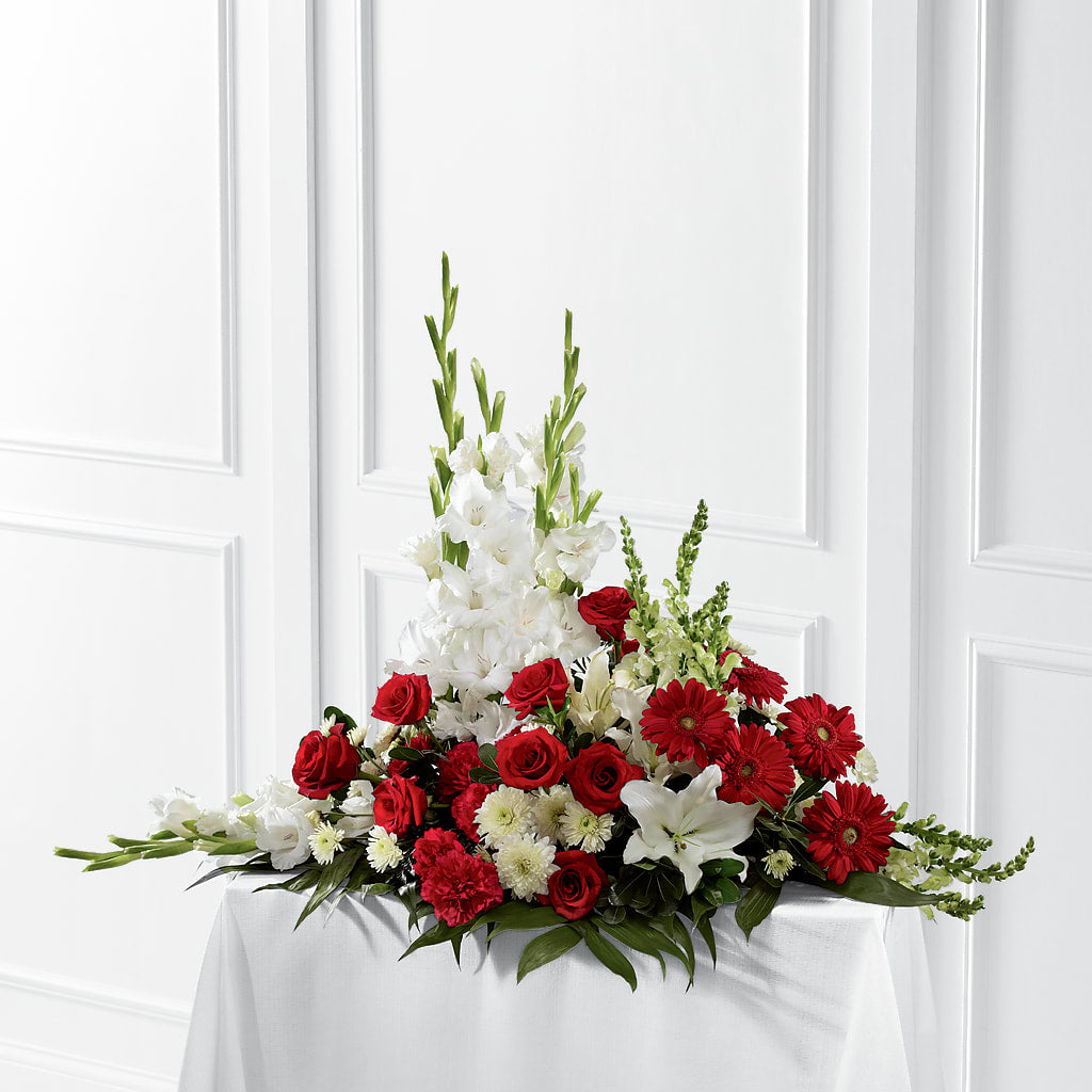 Crimson & White Arrangement – A La Rose, Rock Hill SC