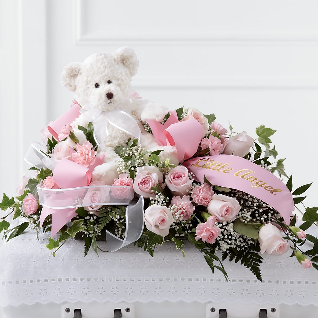 Touch of Sympathy Casket Spray – A La Rose, Rock Hill SC
