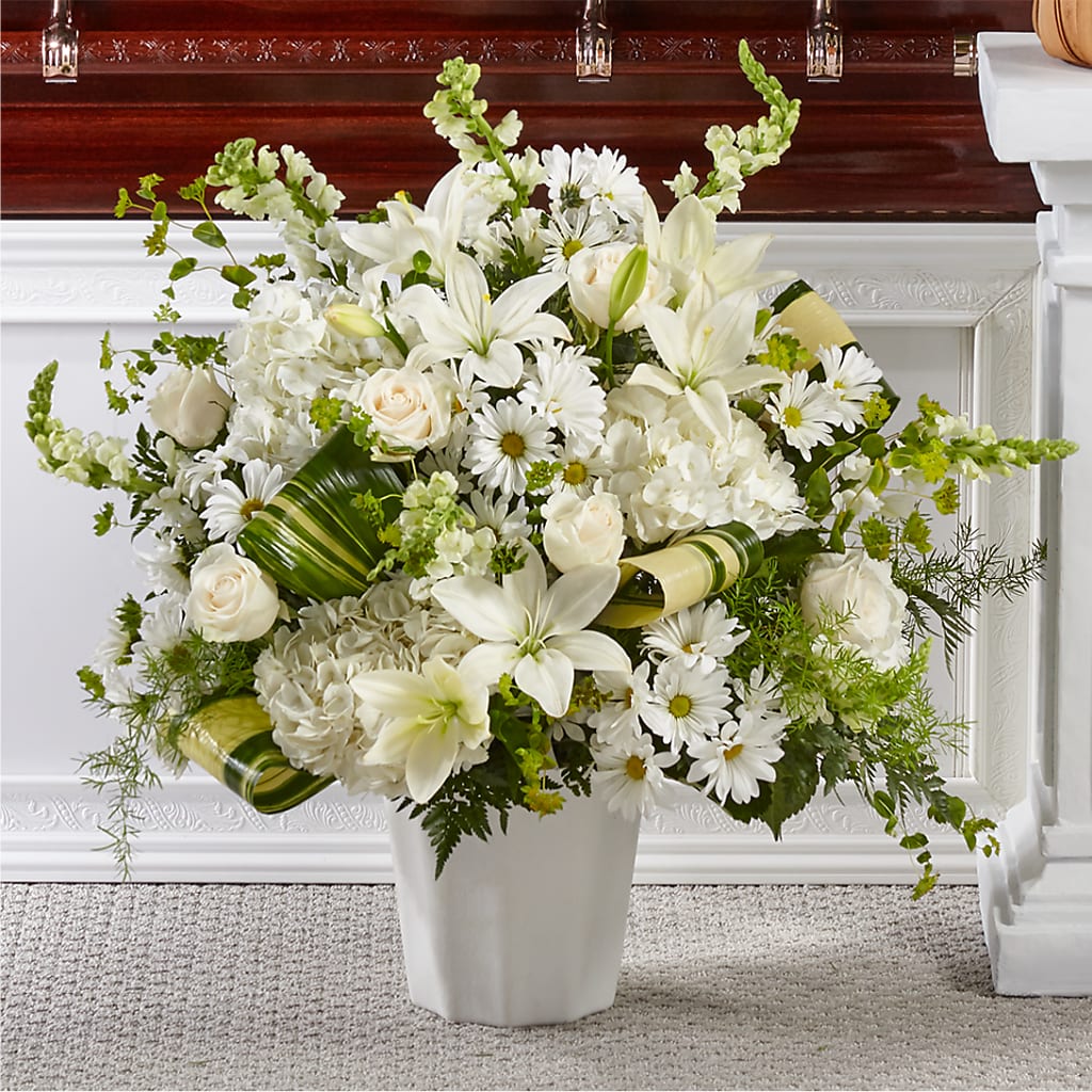 Thoughts of Tranquility Floor Basket – A La Rose, Rock Hill SC