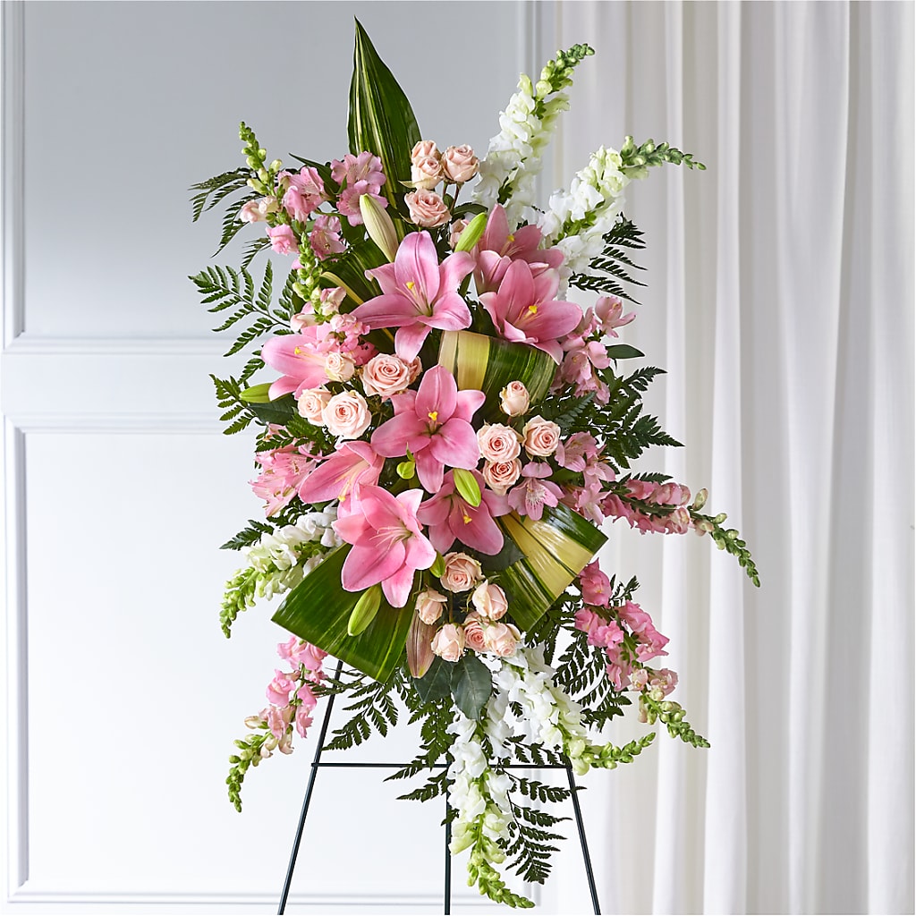 Elegant Embrace Standing Spray – A La Rose, Rock Hill SC
