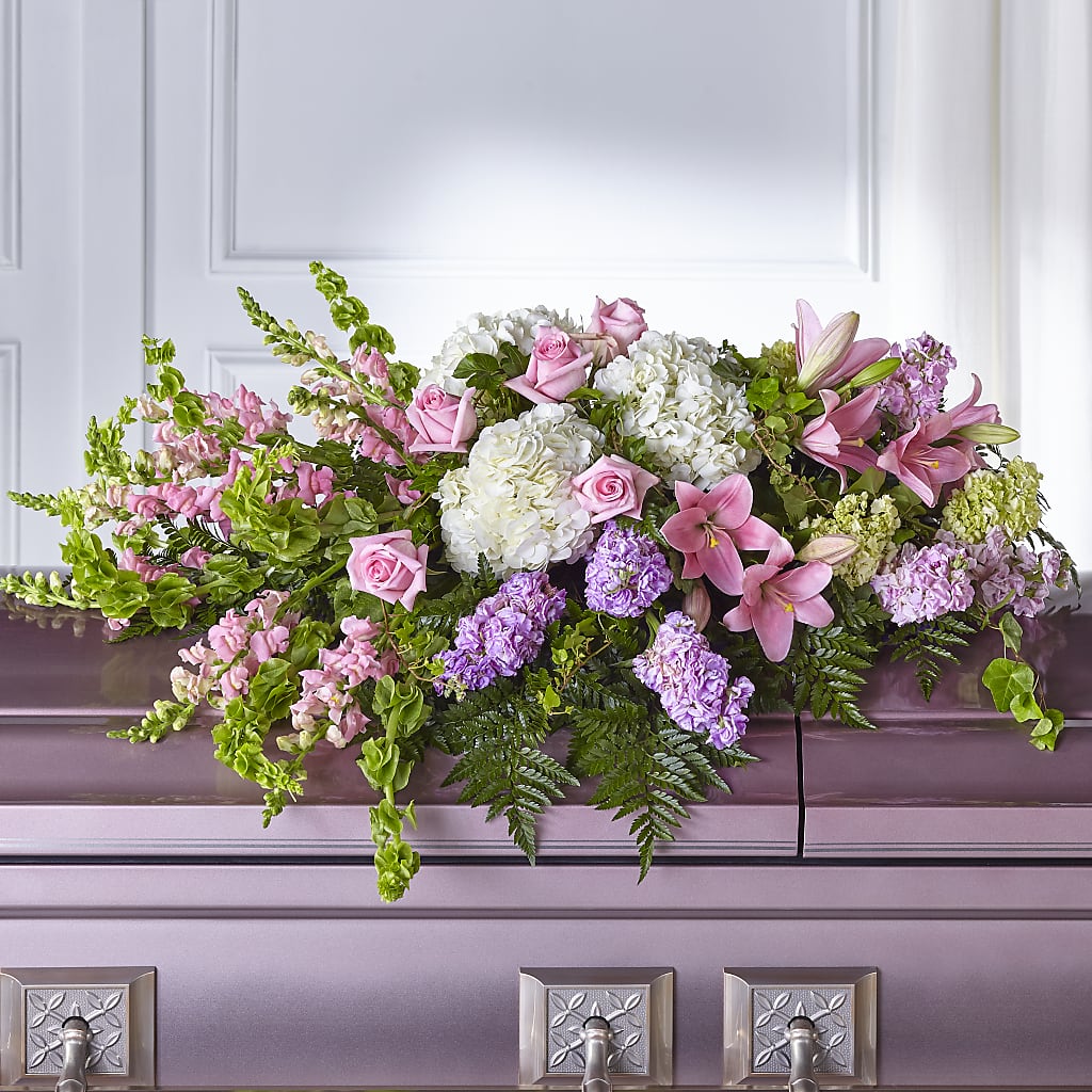 Life's Gratitude Casket Spray – A La Rose, Rock Hill SC