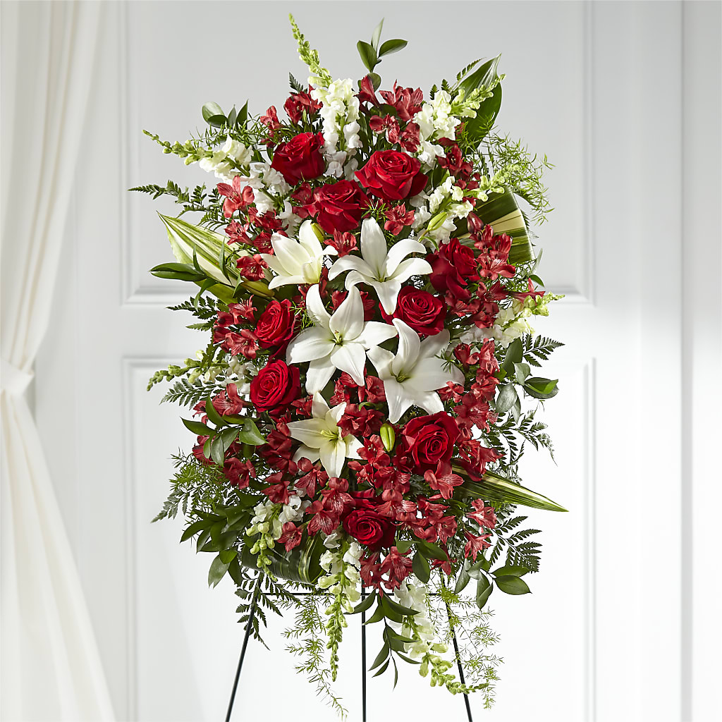 Everlasting Memory Standing Spray – A La Rose, Rock Hill SC