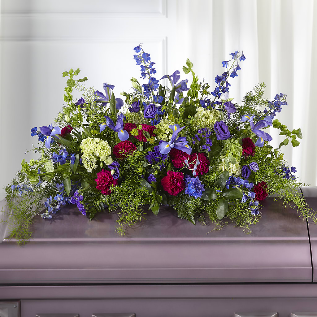 Always Treasured Casket Spray – A La Rose, Rock Hill SC