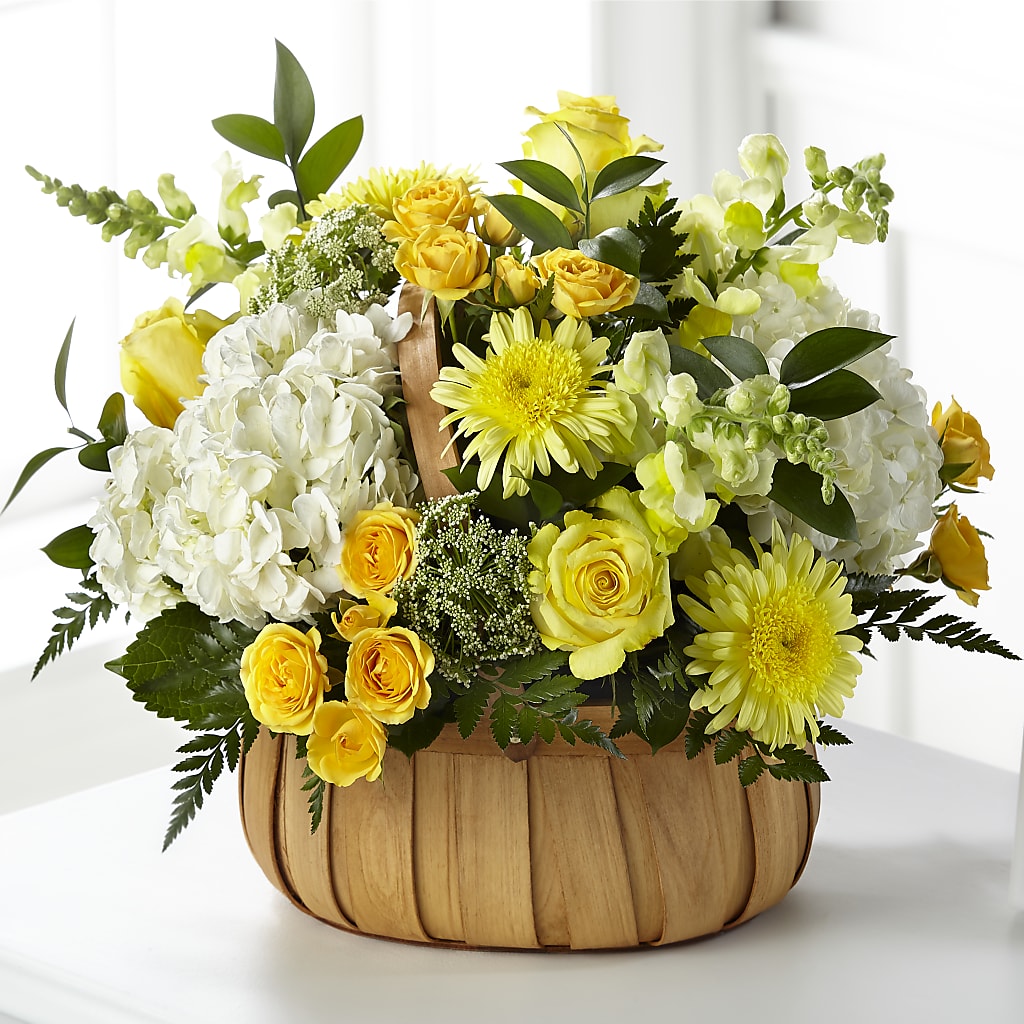 Rustic Remembrance Basket – A La Rose, Rock Hill SC
