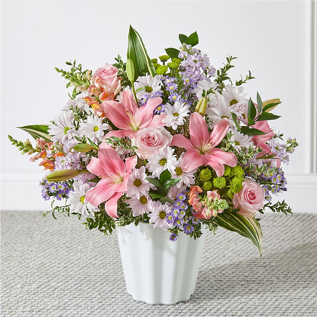 Abundant Compassion Floor Basket – A La Rose, Rock Hill SC