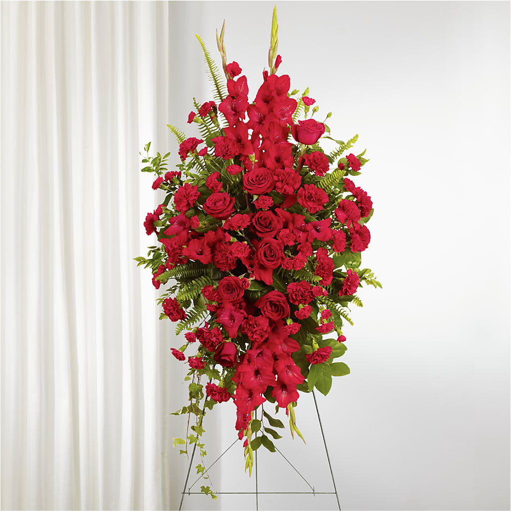 From the Heart Standing Spray – A La Rose, Rock Hill SC