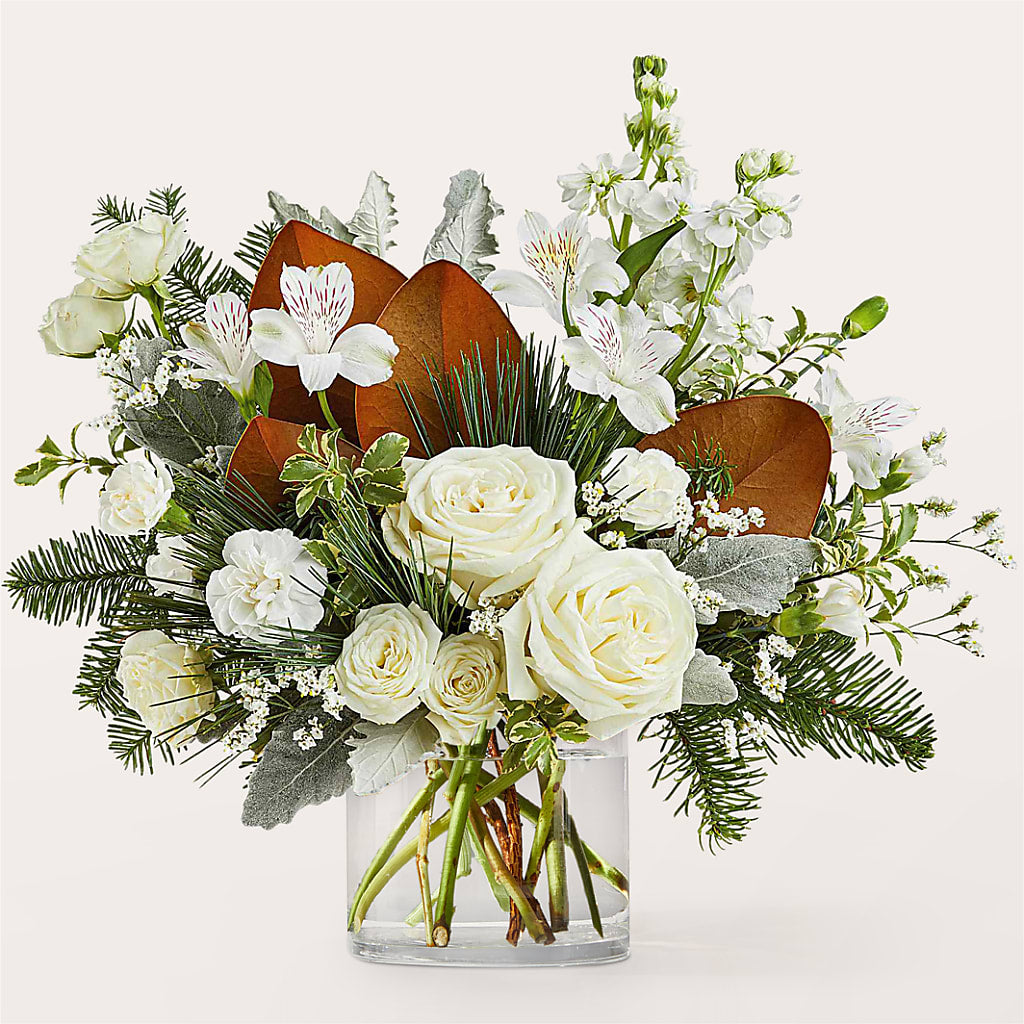 Fresh Snowfall Bouquet – A La Rose, Rock Hill SC