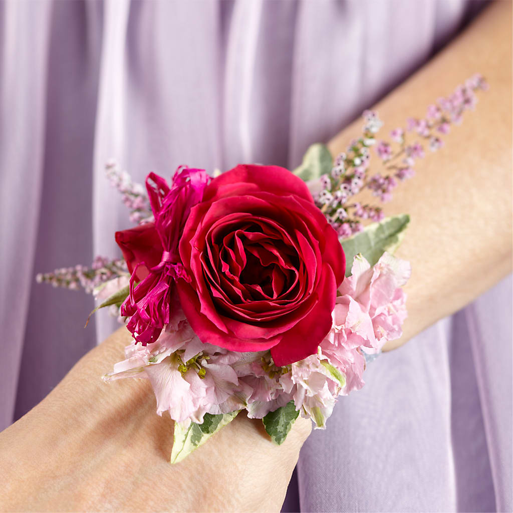 Rose Charm Corsage – A La Rose, Rock Hill SC