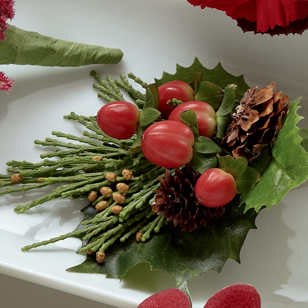 Red Berry Boutonniere – A La Rose, Rock Hill SC