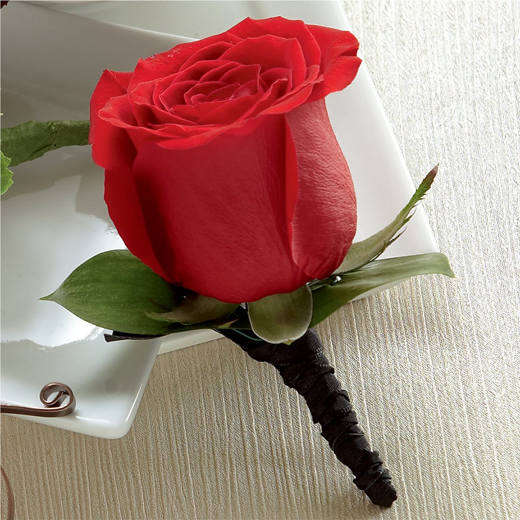 Red Rose Boutonniere – A La Rose, Rock Hill SC