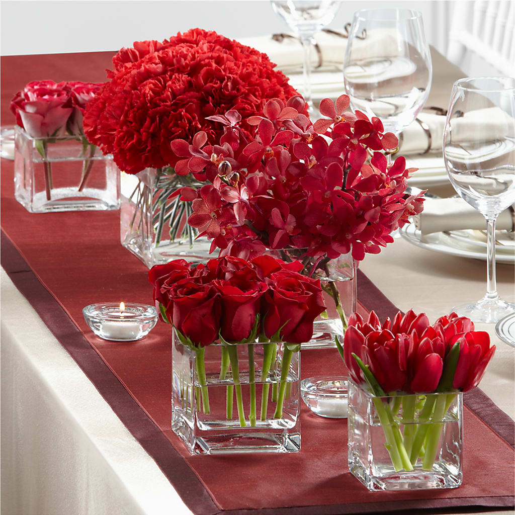 Modern Grace Centerpiece – A La Rose, Rock Hill SC
