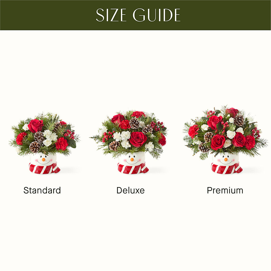 Jolly Snowman Bouquet –  A La Rose, Rock Hill SC