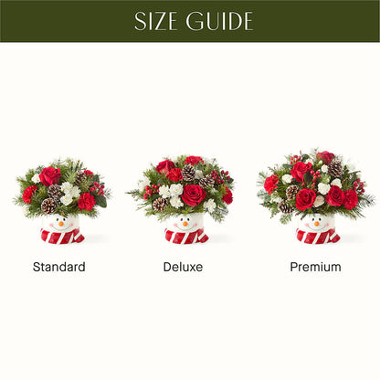 Jolly Snowman Bouquet –  A La Rose, Rock Hill SC