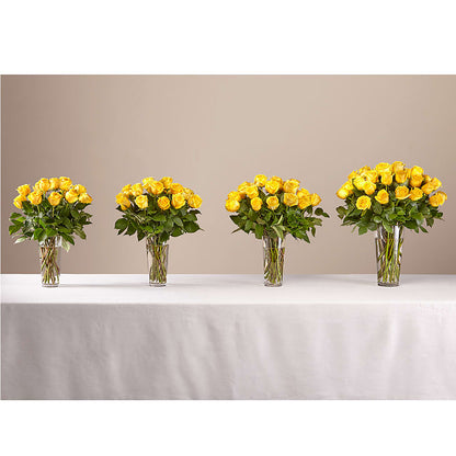 Long Stem Yellow Rose Bouquet –  A La Rose, Rock Hill SC