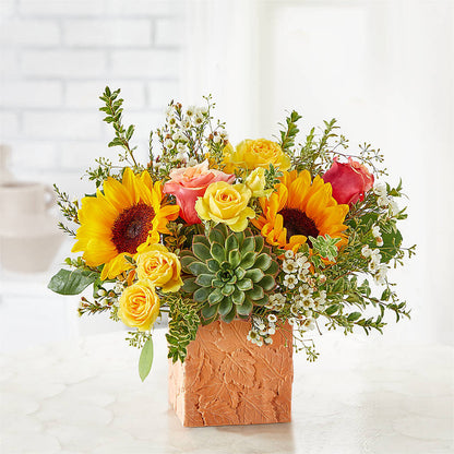 Sunflower Season Bouquet –  A La Rose, Rock Hill SC