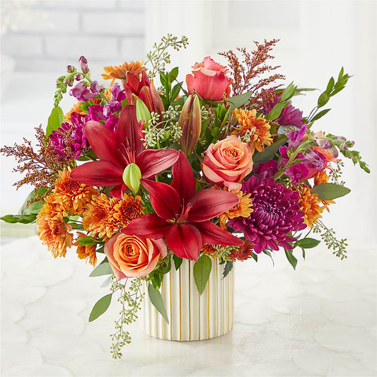 Burgundy Landscape Bouquet –  A La Rose, Rock Hill SC