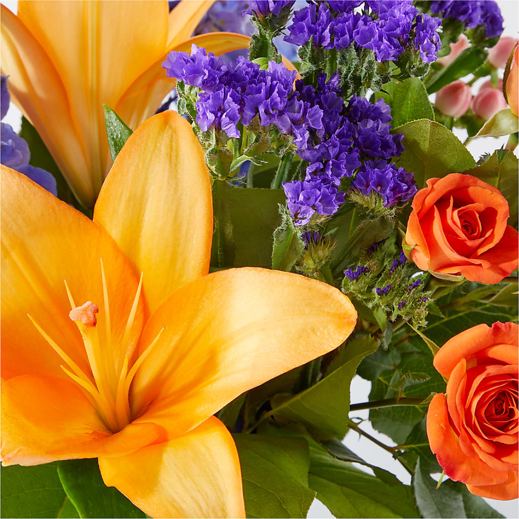 Radiant Citrus Bouquet –  A La Rose, Rock Hill SC