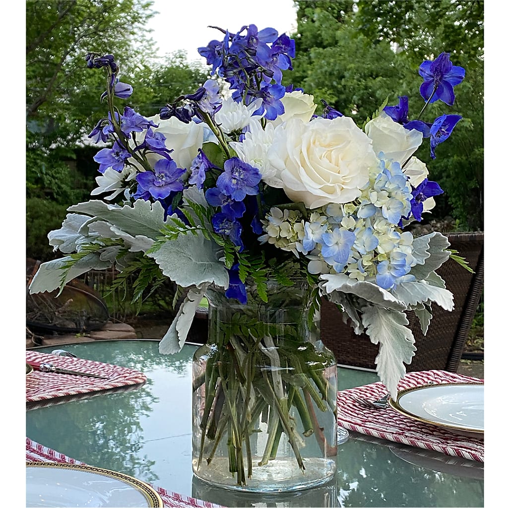 Clear Skies Bouquet –  A La Rose, Rock Hill SC