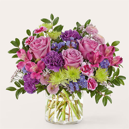 Glass Half Full Bouquet –  A La Rose, Rock Hill SC
