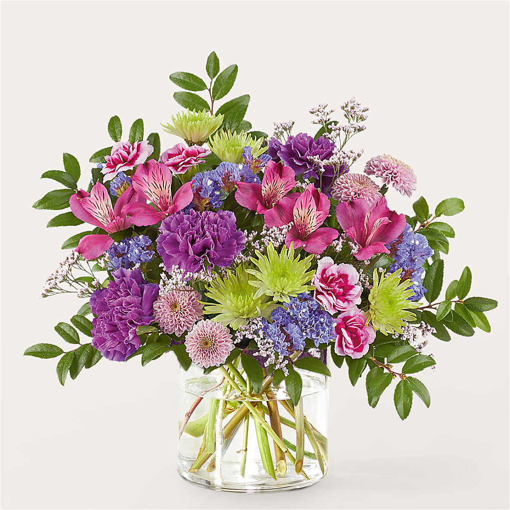 Glass Half Full Bouquet –  A La Rose, Rock Hill SC