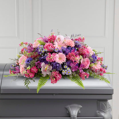 Glorious Garden Casket Spray –  A La Rose, Rock Hill SC