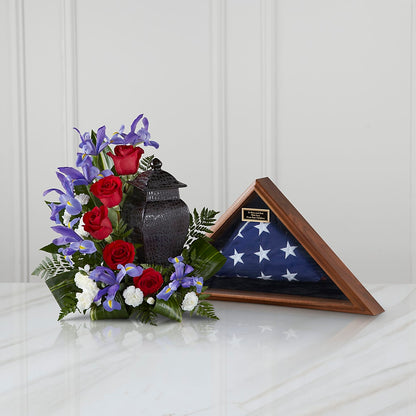 Patriotic Tribute Arrangement –  A La Rose, Rock Hill SC