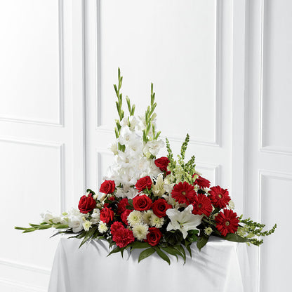 Crimson & White Arrangement –  A La Rose, Rock Hill SC