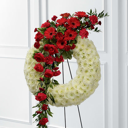 Graceful Tribute Wreath –  A La Rose, Rock Hill SC