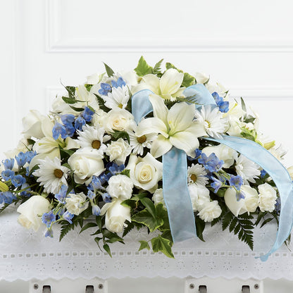 Tender Treasure Casket Spray –  A La Rose, Rock Hill SC