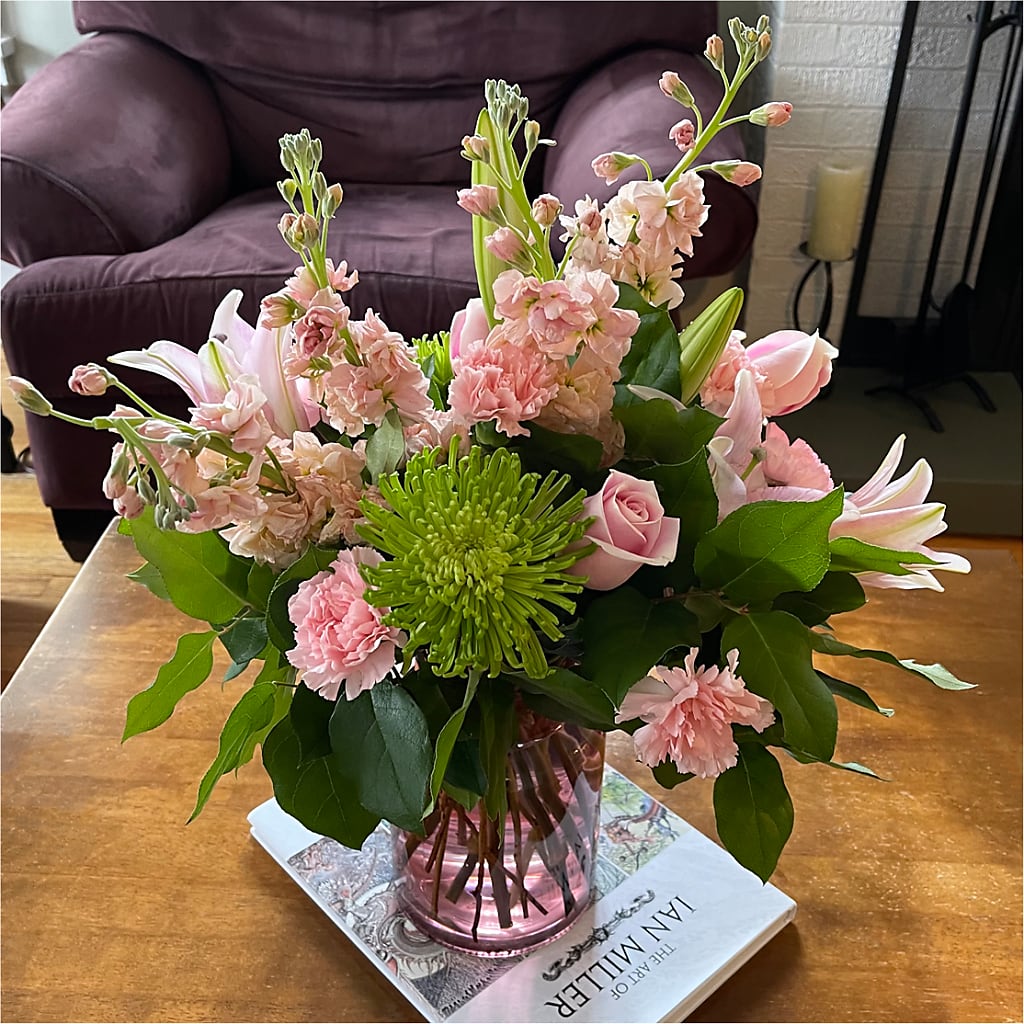Pretty in Pink Bouquet –  A La Rose, Rock Hill SC