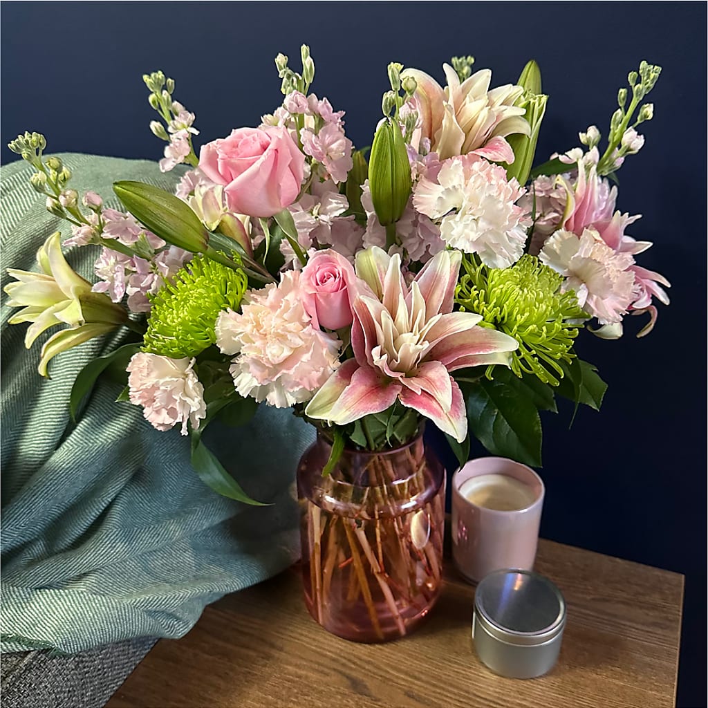Pretty in Pink Bouquet –  A La Rose, Rock Hill SC
