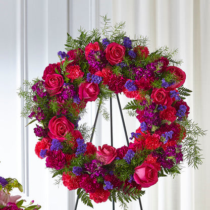 Calming Colors Wreath –  A La Rose, Rock Hill SC