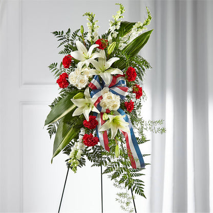 Stars of Life Standing Spray –  A La Rose, Rock Hill SC