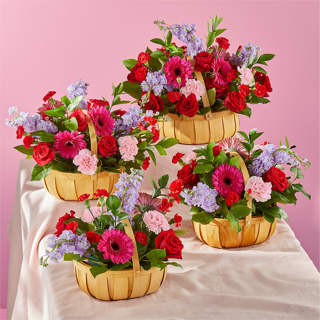 Pink Picnic Basket –  A La Rose, Rock Hill SC