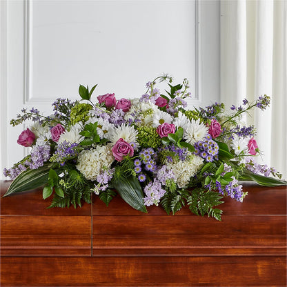 Meadows of Serenity Casket Spray –  A La Rose, Rock Hill SC