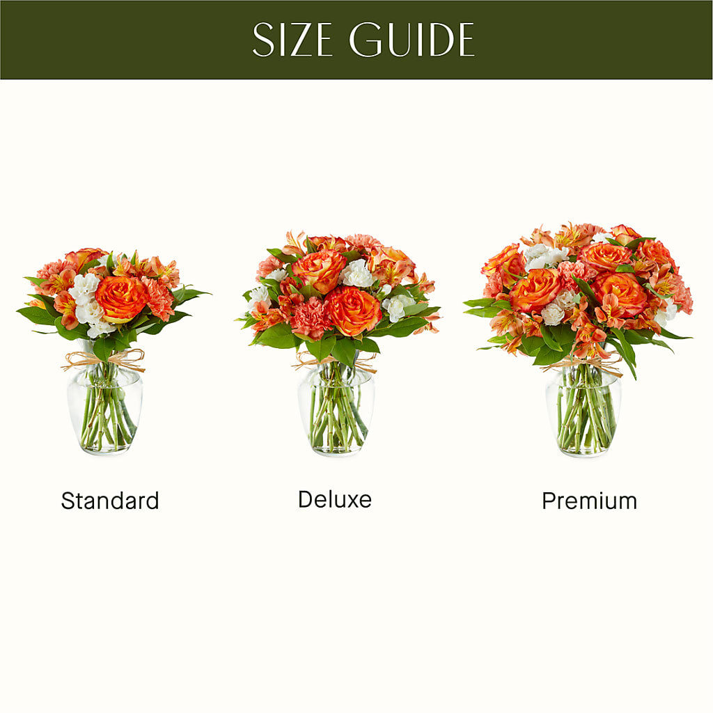 Apricot Glow Bouquet –  A La Rose, Rock Hill SC