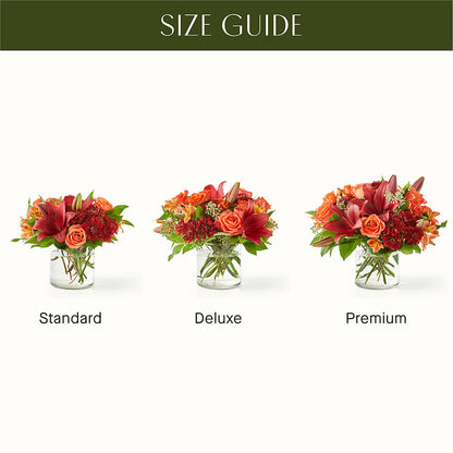 Crimson Leaves Bouquet –  A La Rose, Rock Hill SC