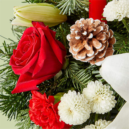 Seasonal Festivities Centerpiece –  A La Rose, Rock Hill SC