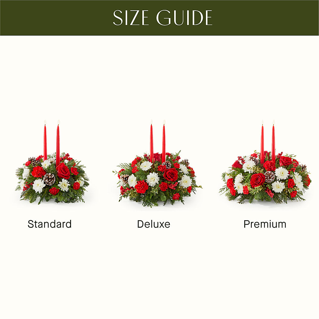 Holiday Soiree Centerpiece –  A La Rose, Rock Hill SC